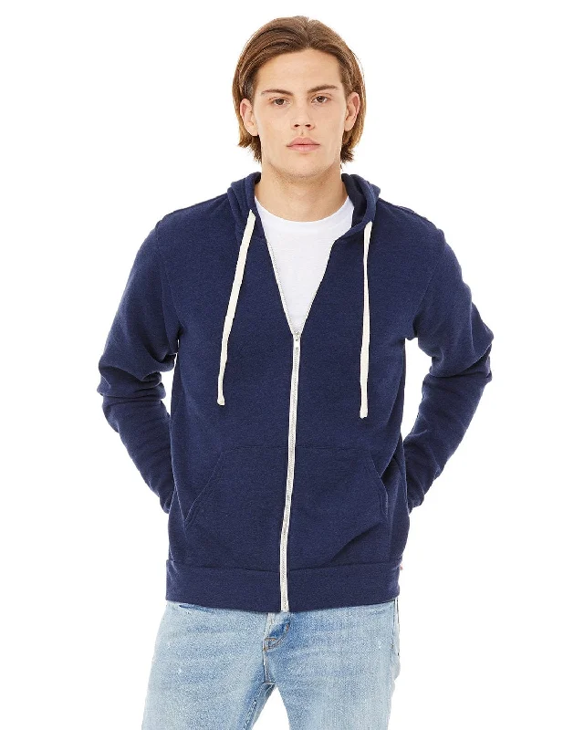 Weekend Savings Extravaganza Bella+Canvas Unisex Triblend Full-Zip Hoodie | Navy Triblend Weekend Savings Extravaganza Bella+Canvas Unisex Triblend Full-Zip Hoodie | Navy Triblend