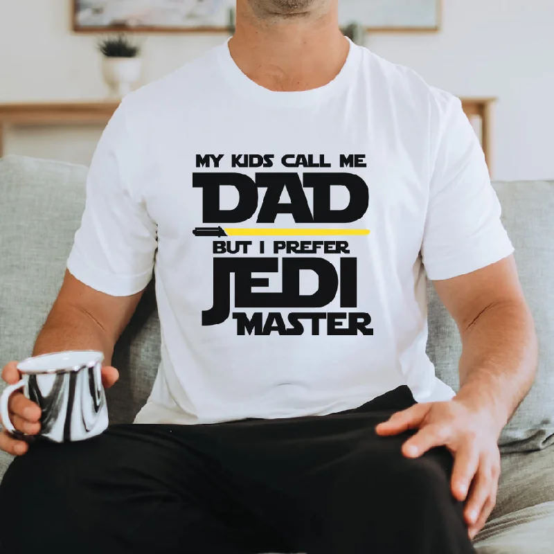 Stock Clearance Call Me Jedi Master White T-Shirt