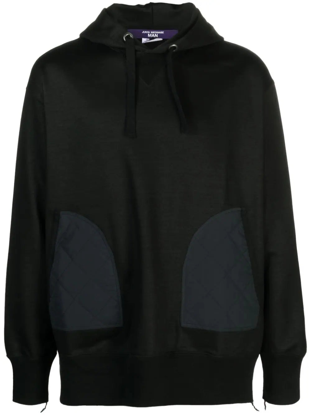 Year-End Clearance Ripstop-Panel Cotton Hoodie