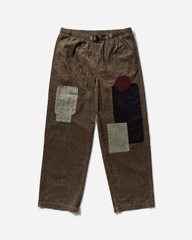 Weekend Bargains to Love Men's Patchwork Cord Climber Pants Asphalt