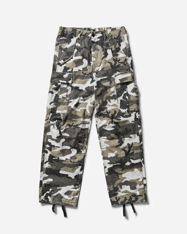 Weekend Sale: Don't Miss Out Men's Ripstop Cargo Pants Snow Camo