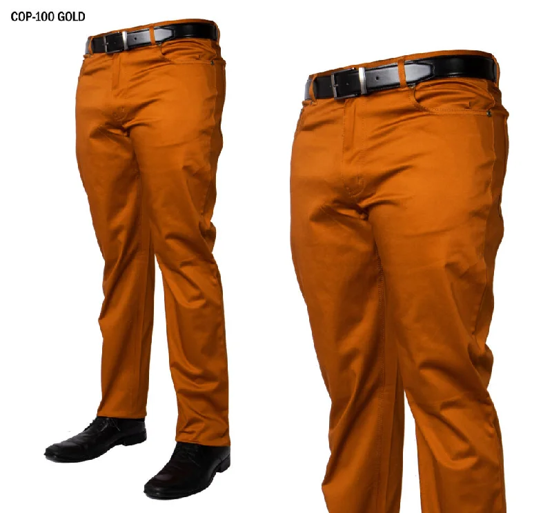 New Arrival Prestige CP-100 Men's Stretch Jeans - Gold