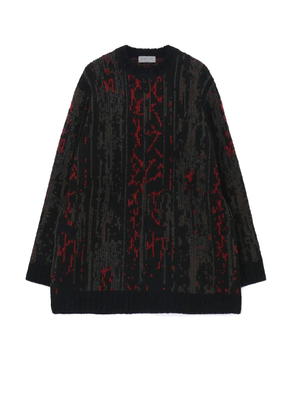 Exclusive Deal 3GJQ ETHNIC DESIGN ROUND NECK