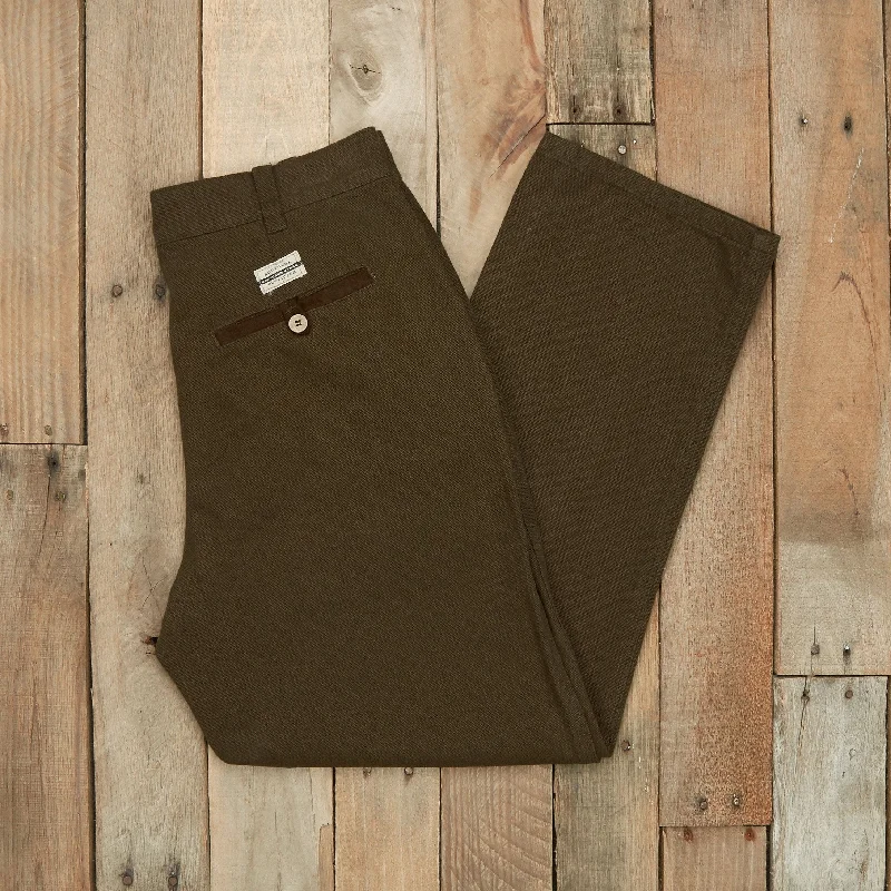 Limited Availability The Ranch Canvas Pant - Brown