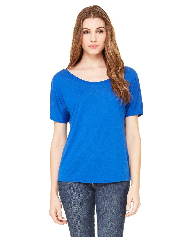 Special Discount Bella+Canvas Ladies Slouchy T-Shirt | True Royal