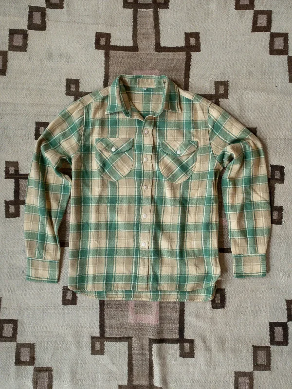 Special Offer Washed Flannel Workshirt - San Luis Valley Hearth Plaid