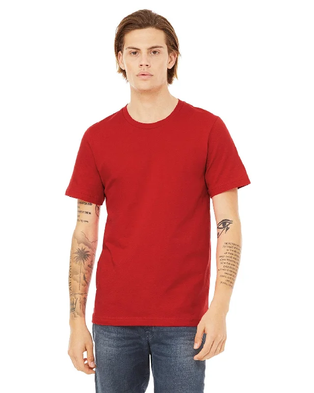 Weekend Discounts to Snag Bella+Canvas Unisex Heavyweight Crew T-Shirt | Red