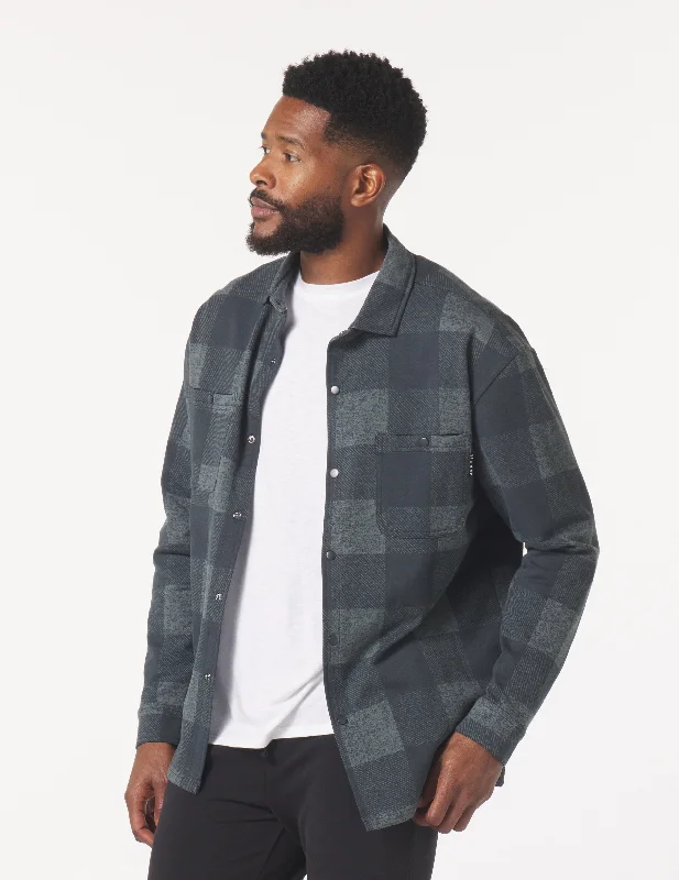 Stock Up and Save Trek Shirt: Carbon/Black Buffalo Plaid