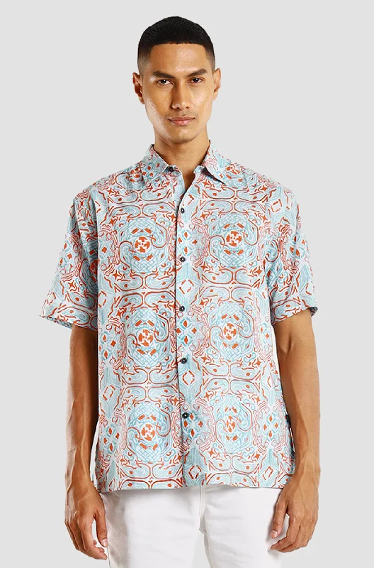 Weekend Savings Fiesta Maharaja Modern Fit Window in Blue Elixir