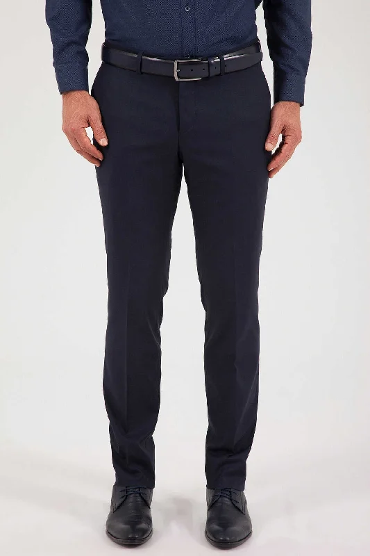 Huge Savings Slim Fit Navy Low Waist Dress Pants