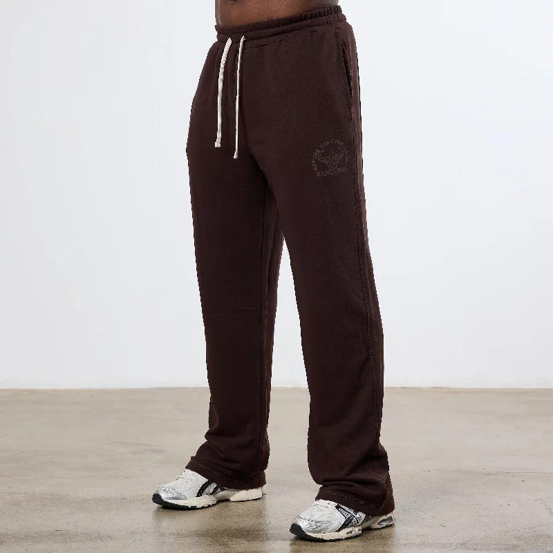 Your Weekend, Your Savings Vanquish Dark Brown Unconquerable Strength Straight Leg Sweatpants