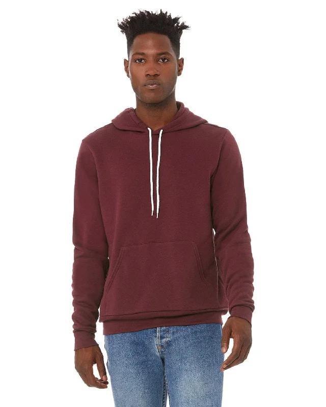 Major Savings Bella+Canvas Unisex Sponge Fleece Pullover Hoodie | Maroon