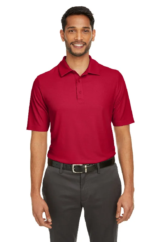 Hot Buy Core 365 Mens Fusion ChromaSoft Performance Moisture Wicking Short Sleeve Polo Shirt - Classic Red Hot Buy Core 365 Mens Fusion ChromaSoft Performance Moisture Wicking Short Sleeve Polo Shirt - Classic Red
