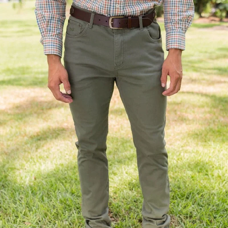 Fantastic Offers Brazos Stretch Twill Pant - Dark Green