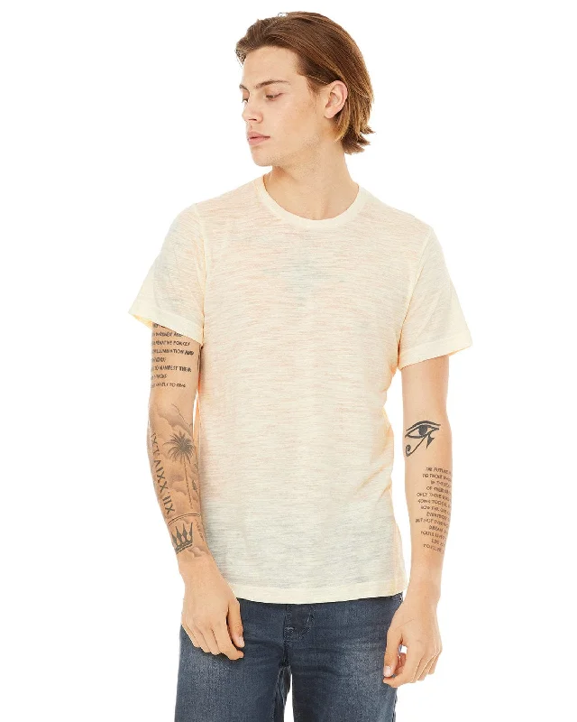 Weekend Bargains to Love Bella+Canvas Mens Poly-Cotton Short Sleeve T-Shirt | Natural Slub Weekend Bargains to Love Bella+Canvas Mens Poly-Cotton Short Sleeve T-Shirt | Natural Slub