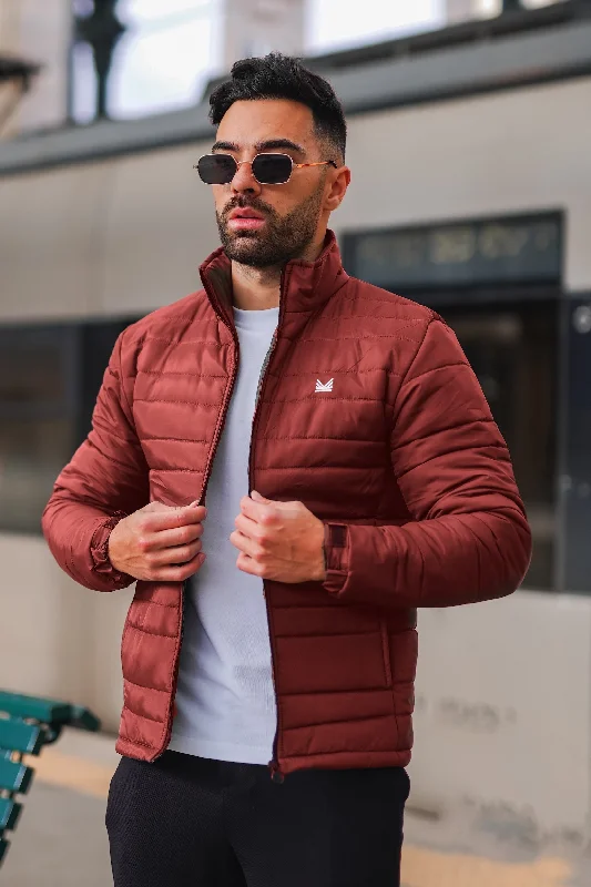 Great Deals SHINE Puffer Jacket - Red Shine