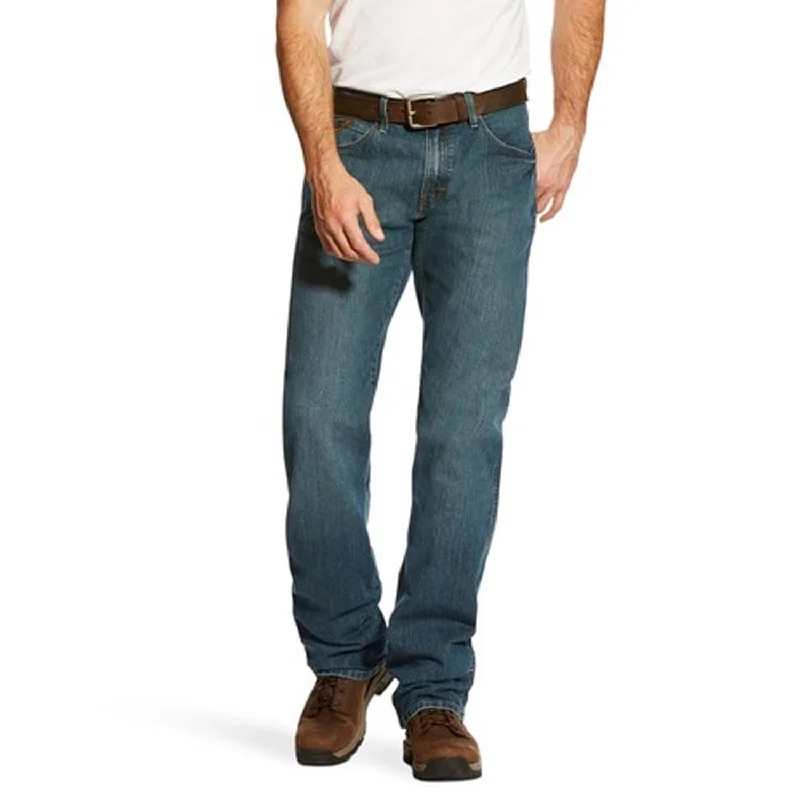 Year-End Clearance Ariat Men's Rebar M4 Relaxed DuraStretch Basic Boot Cut Jean