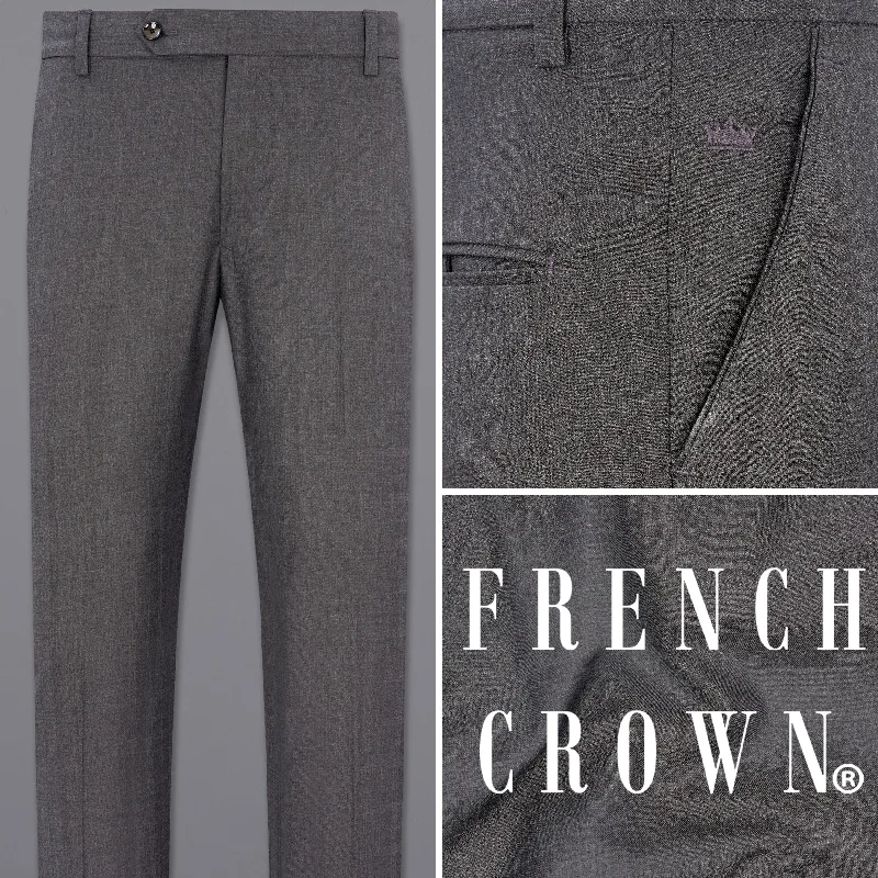 Final Markdown lridium grey Solid Pant
