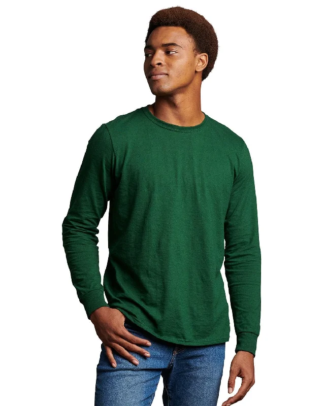 Year-End Sale Russell Athletic Unisex Essential Performance Long-Sleeve T-Shirt | Dark Green Year-End Sale Russell Athletic Unisex Essential Performance Long-Sleeve T-Shirt | Dark Green