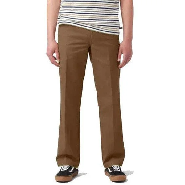 Shop and Save Dickies Skateboarding Pants Regular Fit Brown Duck