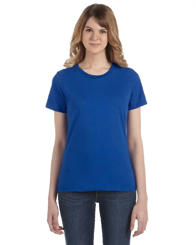 Bargain Blast Anvil Ladies Fashion Fit T-Shirt | Royal
