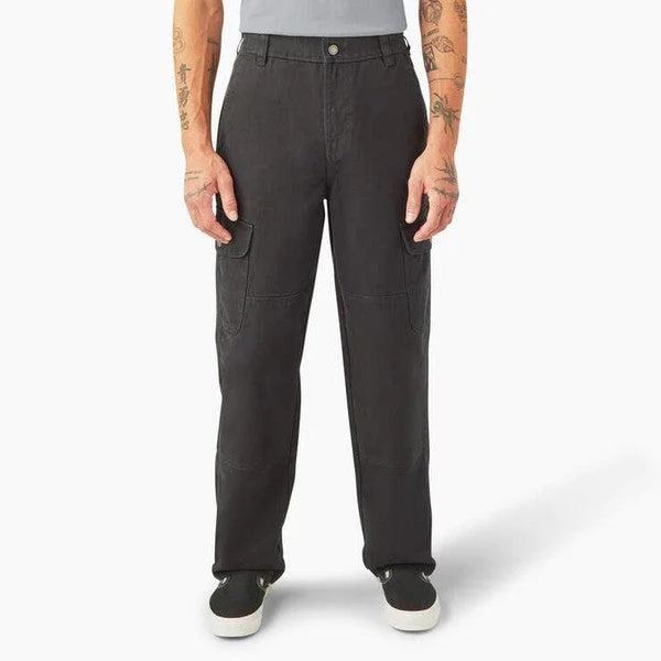Overstock Sale Dickies Relaxed Fit Duck Canvas Cargo Pants - Black