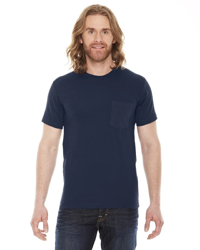 Shop and Save American Apparel Unisex Fine Jersey Pocket Short Sleeve T-Shirt | Navy Shop and Save American Apparel Unisex Fine Jersey Pocket Short Sleeve T-Shirt | Navy