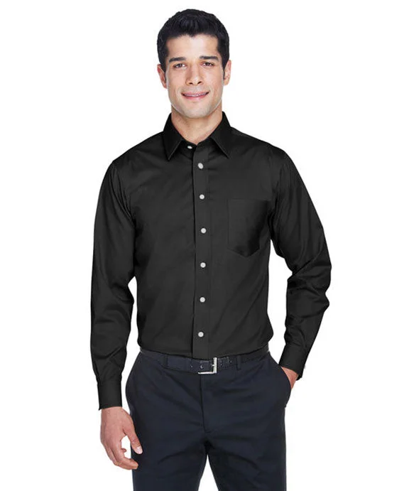 Mega Discount DG530T - Devon & Jones Mens Crown Collection® Tall Solid Stretch Twill Woven Shirt