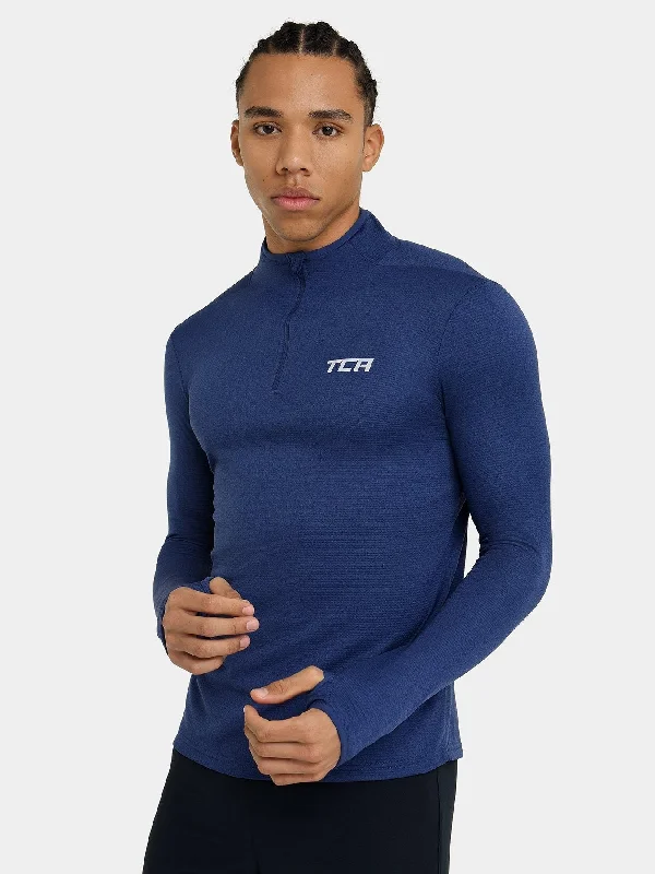Deal Explosion Cloud Fleece Quarter Zip Running Top For Men With Thumbholes & Side Zip Pocket Deal Explosion Cloud Fleece Quarter Zip Running Top For Men With Thumbholes & Side Zip Pocket