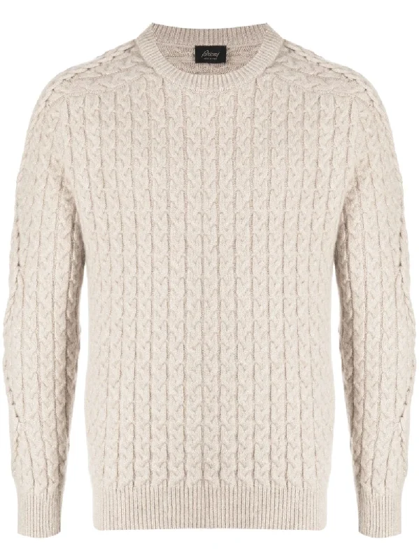Weekend Deals That Sparkle Crew-Neck Cable-Knit Jumper