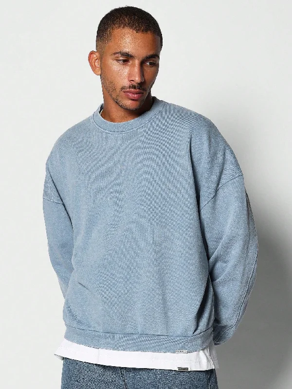 Weekend Bargains Just for You Oversized Fit Washed Premium Sweatshirt