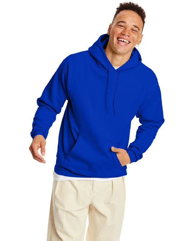 Weekend Offers That Impress Hanes 50/50 Hoodie Sweatshirt | Athletic Royal