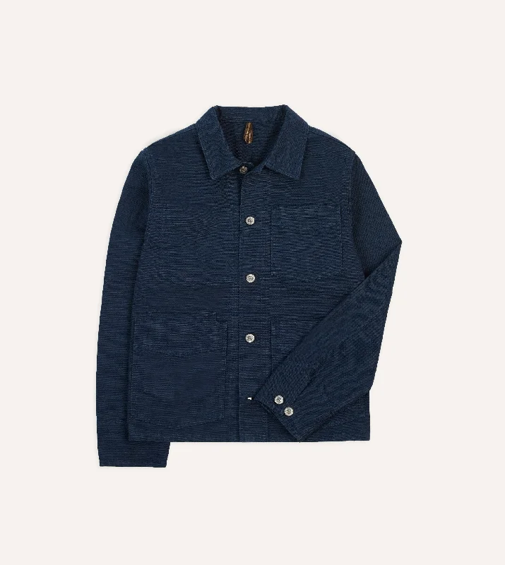 Price Fest Navy Cotton Canvas Work Jacket