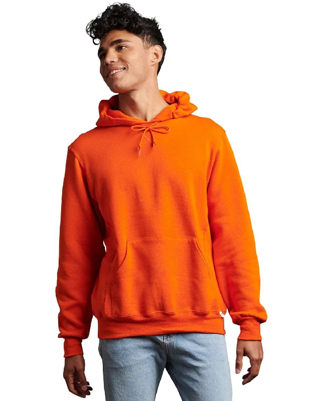 New Markdowns Russell Athletic Unisex Dri-Power Hooded Sweatshirt | Burnt Orange