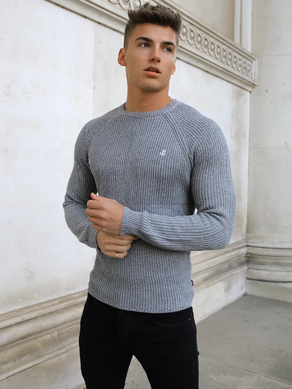 New Markdowns Oxley Knit Sweater - Grey