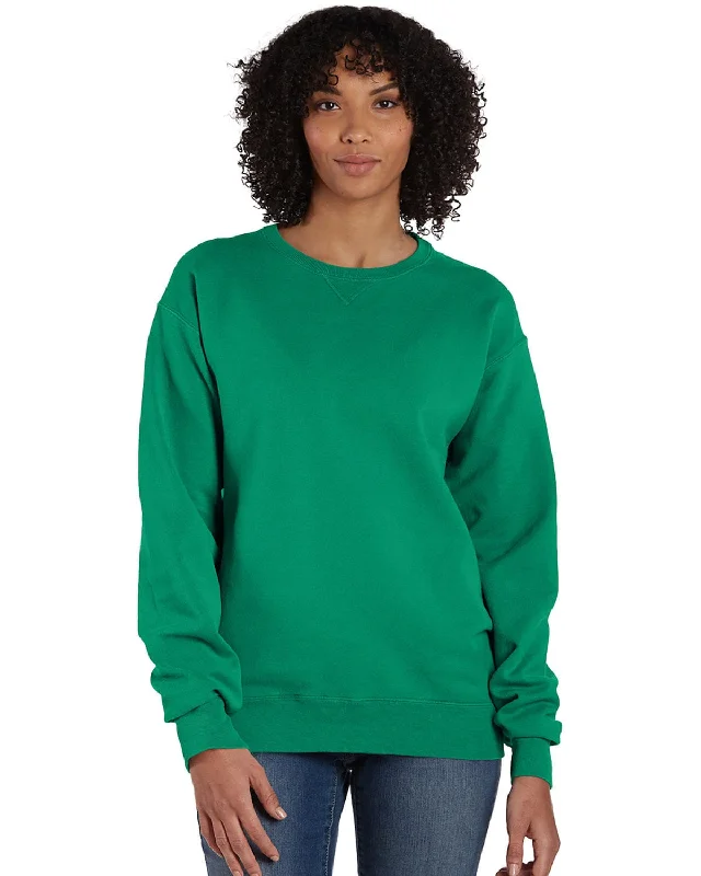 Take Advantage ComfortWash by Hanes Unisex Crew Sweatshirt | Rich Green Grass