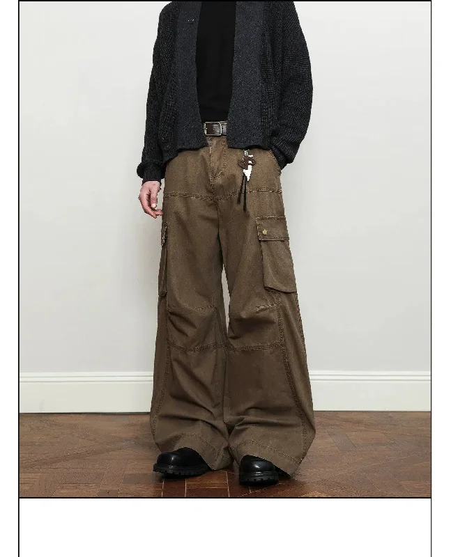 Special Buy Washed Pleated Cargo Pants
