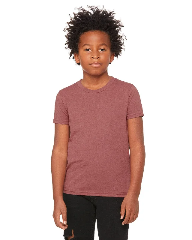 Referral Discount Bella+Canvas Youth CVC Jersey T-Shirt | Heather Mauve