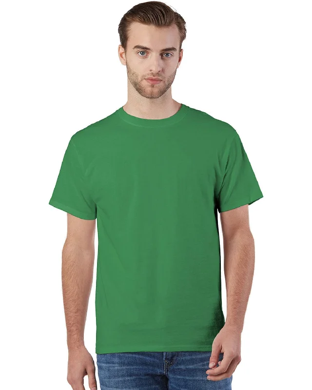 Quick Sale Champion Adult Ringspun Cotton T-Shirt | Kelly Green