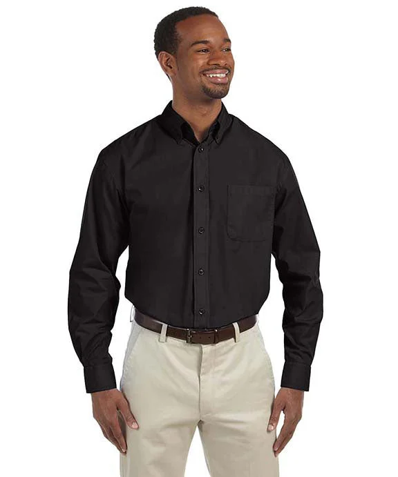 Special Discount M510 - Harriton Mens Essential Poplin Shirt