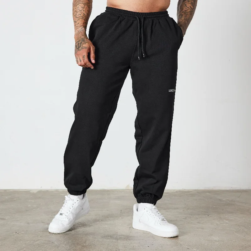 Can't Resist Vanquish Essential Black Oversized Sweatpants