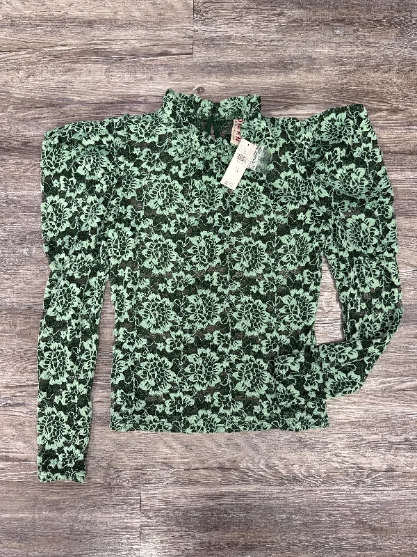 Instant Deal Top Long Sleeve By Dolan Left Coast In Green, Size: Xs
