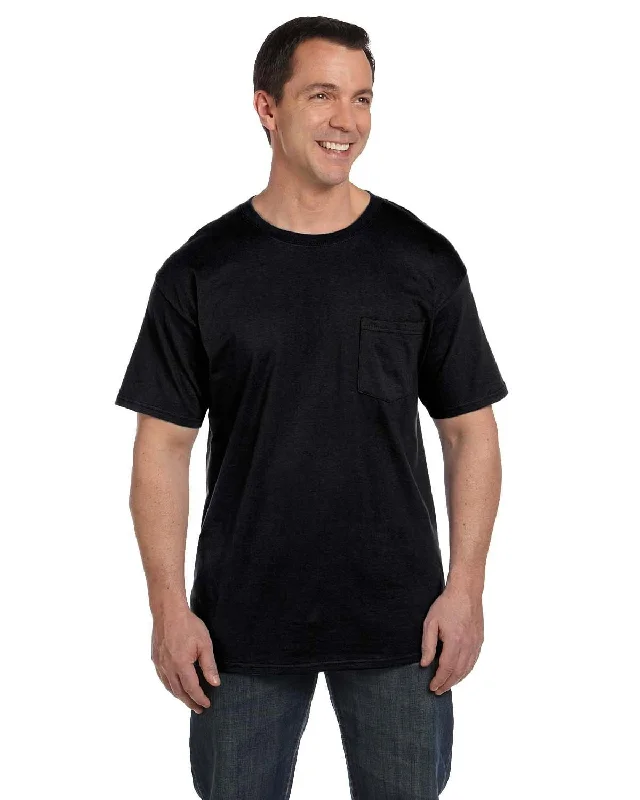 Weekend Savings Fiesta Hanes Beefy-T Pocket T-Shirt | Black