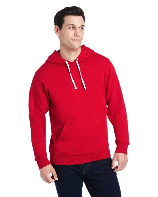 Sneak Peek Sale J America Unisex Triblend Pullover Hoodie | Red Solid