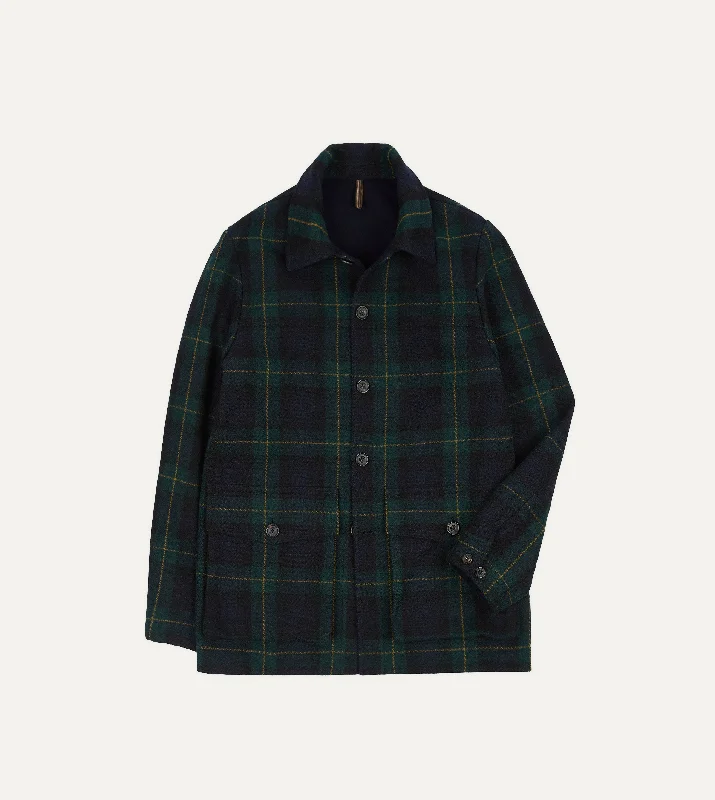 Buy Now Johnston Check Melton Wool Donkey Jacket