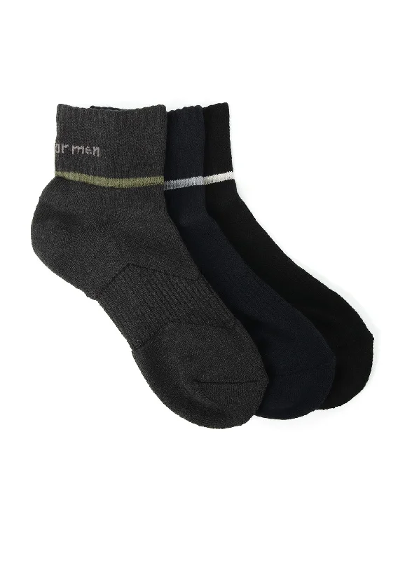 Deal of the Week COTTON ACRYLIC PLAIN STITCH ANKLE PILE SOCKS