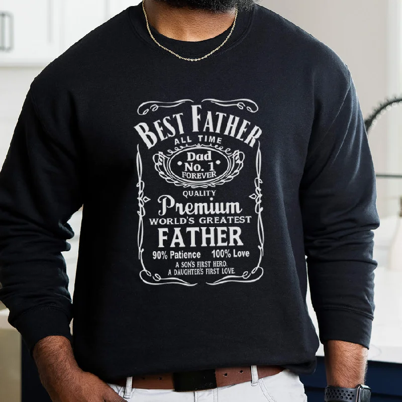 Shop and Save Best Father Bottle Sweatshirt