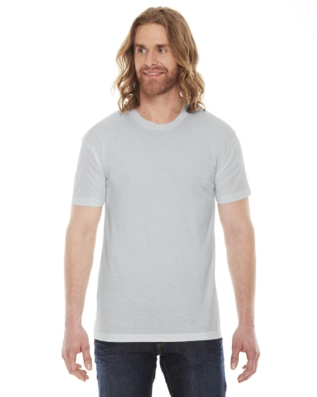 Unbeatable Deal American Apparel Unisex Poly-Cotton Short Sleeve Crewneck | New Silver Unbeatable Deal American Apparel Unisex Poly-Cotton Short Sleeve Crewneck | New Silver