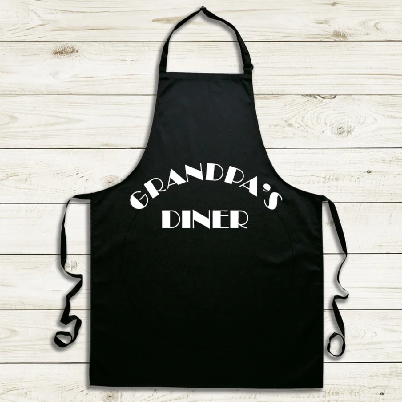 Final Clearance Grandpa's Diner Black Apron