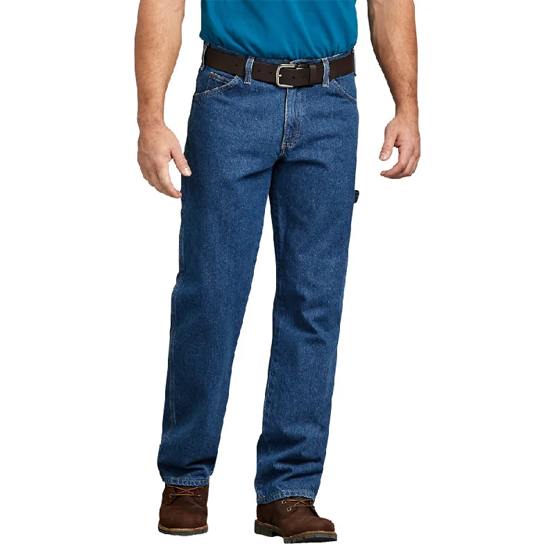 Online Only Dickies Men's Relaxed Fit Carpenter Denim Jean_Stonewashed